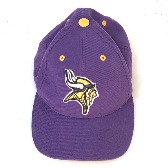 Vintage Reebok NFL Minnesota Vikings Snapback Adjustable Cap Hat - Picture 3 of 9